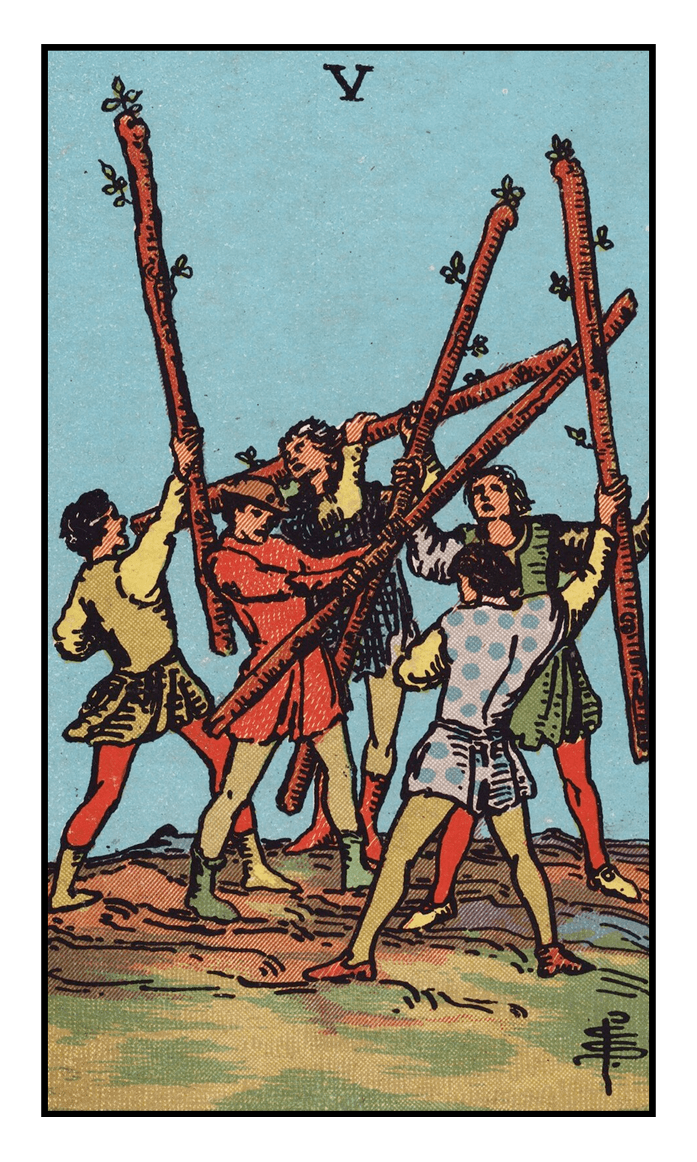 Five of Wands