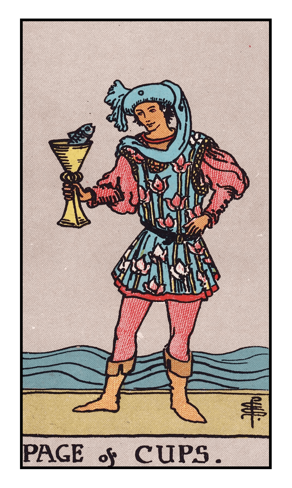 Page of Cups